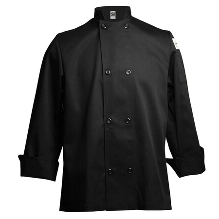 CHEF REVIVAL Basic Long Sleeve Jacket - Black - XS J061BK-XS